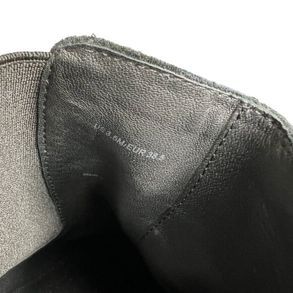 VINCE Henderson Suede Water-Resistant Lug Sole Platform Boots in Black Size 8.5 - Picture 7 of 11